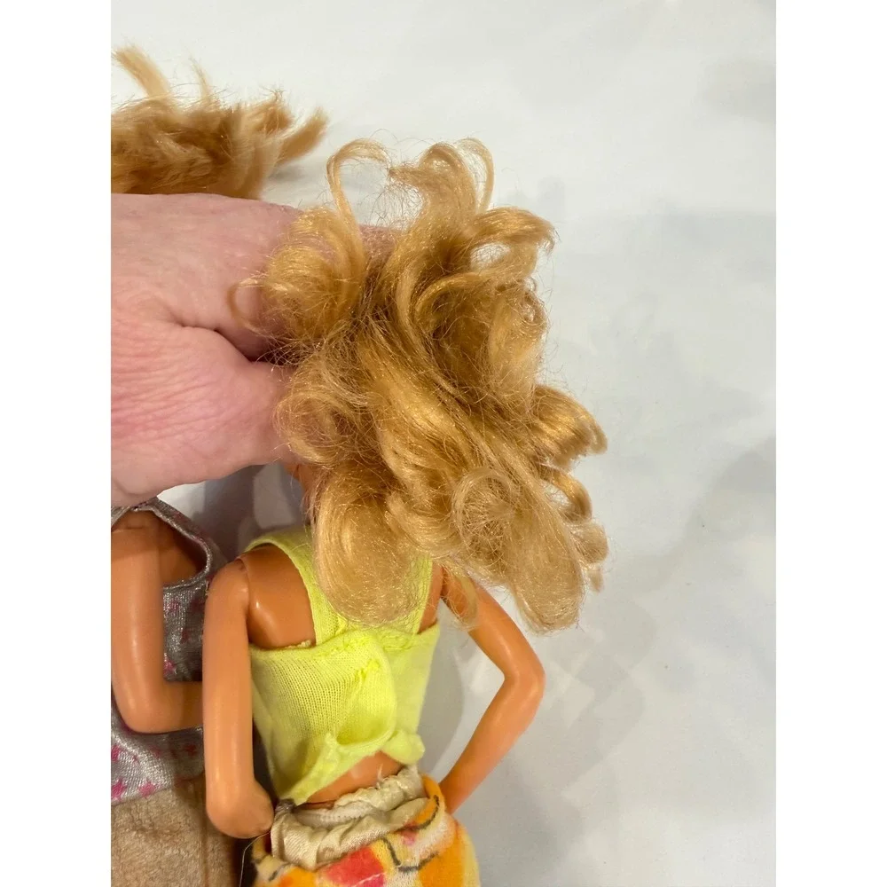 Vintage Mattel Barbie Dolls Lot of 2 1966 Body Neon 90s Fashion Floral Rock Star
